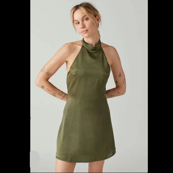 Urban Outfitters | Dresses | Nwt Urban Outfitters Delia Halter Mini Dress |  Poshmark